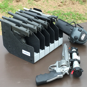 BenchMaster Bedside Universal Gun Rack Left Handed Easy Install Black BMWRBGRL 